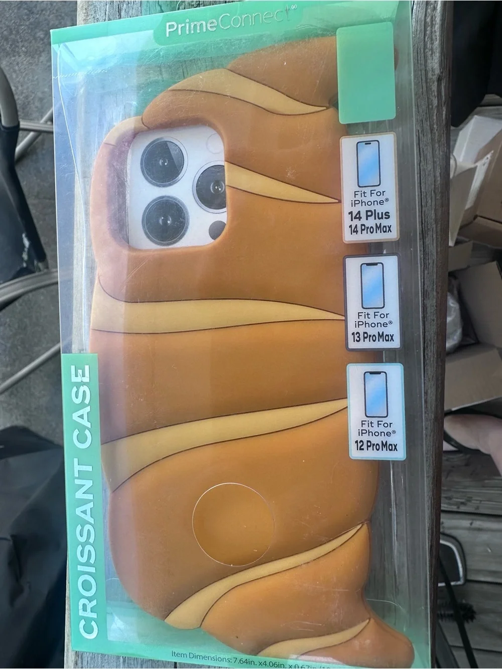 Croissant Yellow/orange Phone Case (Fits 12/13/14 Pro Max)
